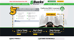 Desktop Screenshot of 5bucksdriver.com